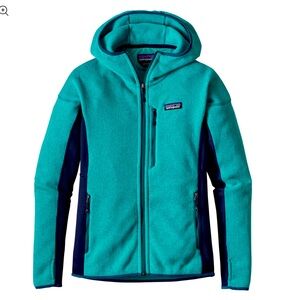 Women’s Patagonia Teal Performance Better Sweater Fleece Full Zip Hoodie XL